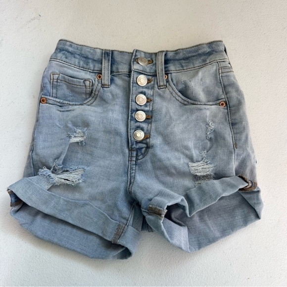 5/$25 AERO Jean, short size 00 Mom high-rise - Picture 1 of 4